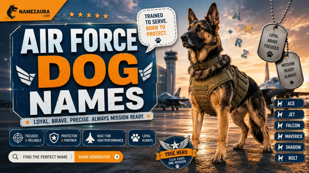 Air Force Dog Names