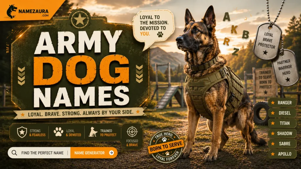 Army Dog Names
