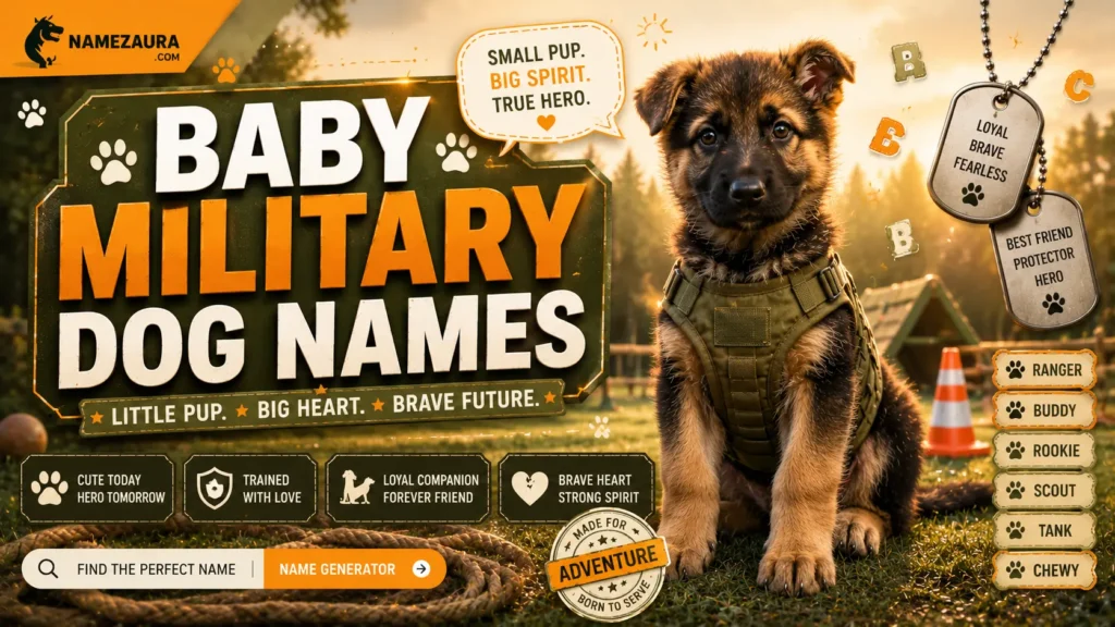 Baby Military Dog Names