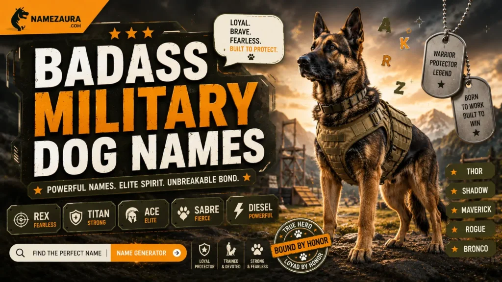 Badass Military Dog Names
