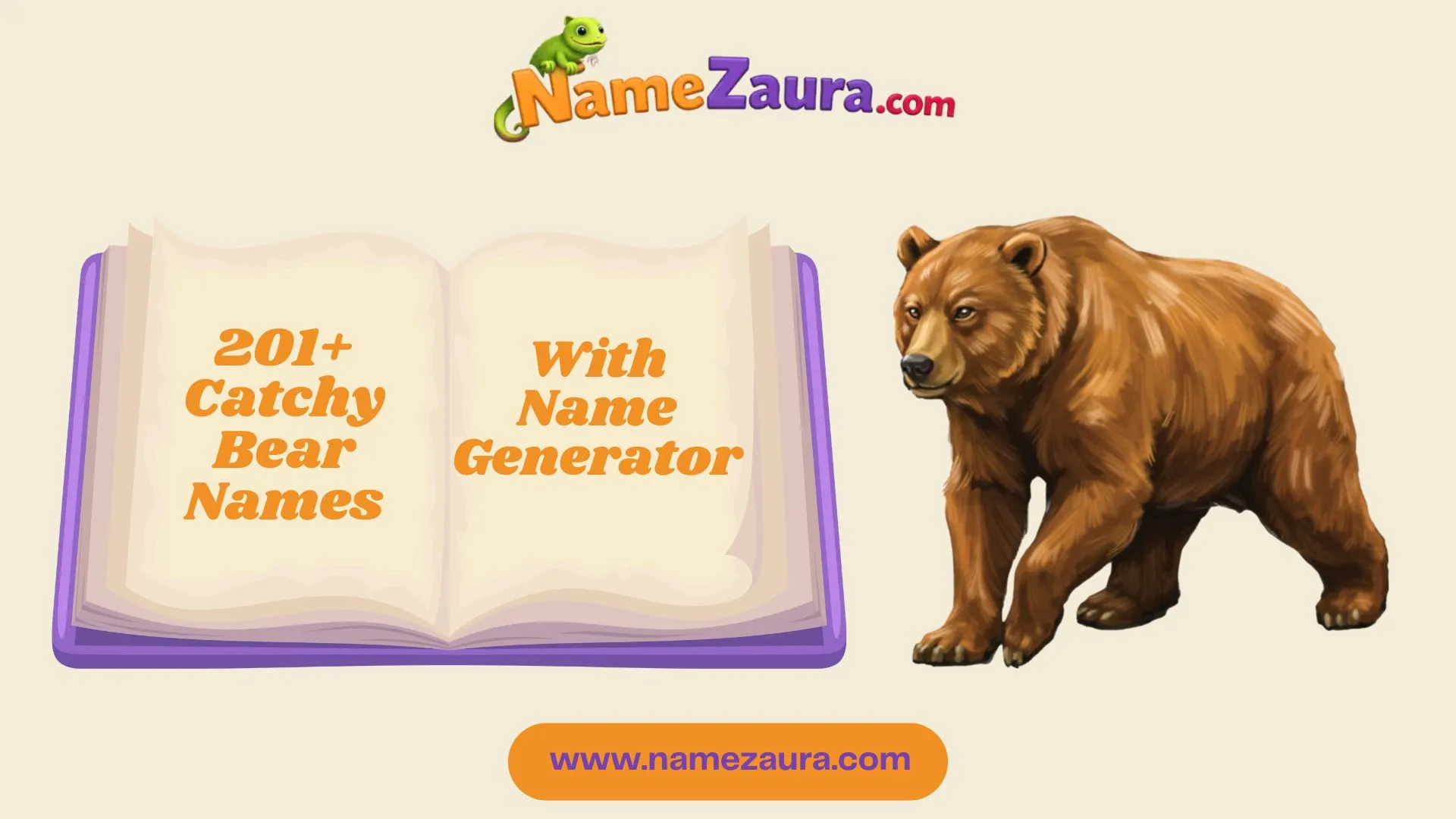 Cute and Catchy Bear Names With Name Generator