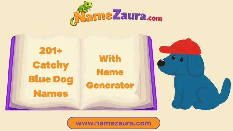 Catchy Blue Dog Names With Name Generator