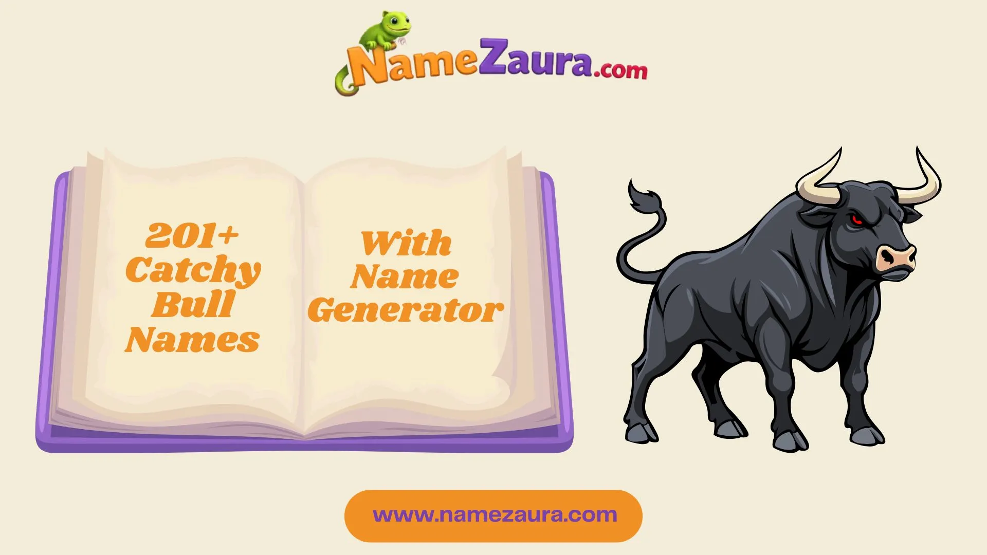 Cute and Catchy Bull Names With Name Generator