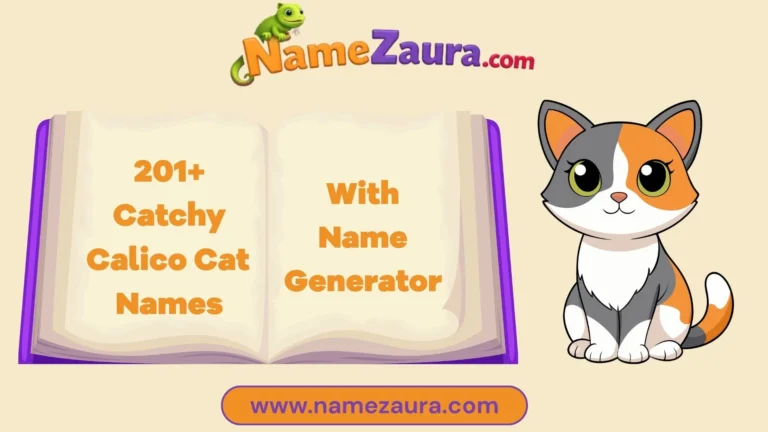 Unique and Catchy Calico Cat Names With Name Generator