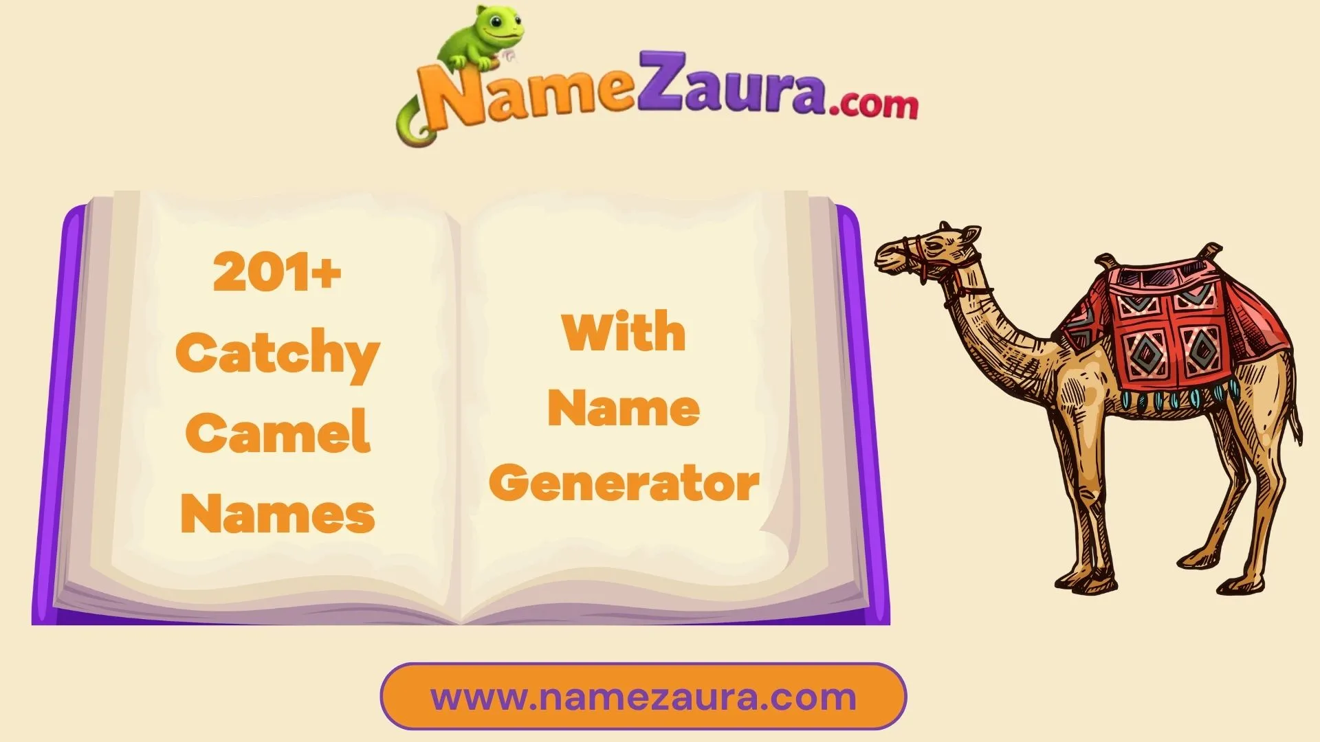Cute and Catchy Camel Names With Name Generator