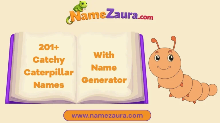 Unique and Catchy Caterpillar Names With Name Generator