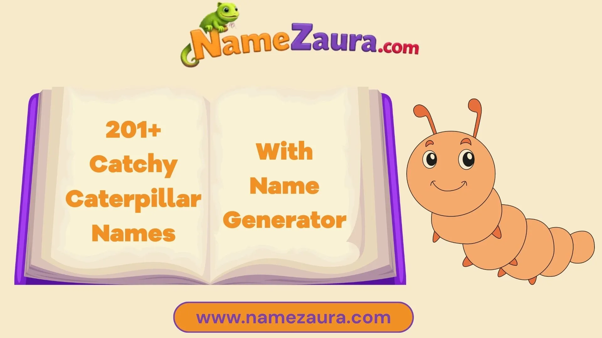 Unique and Catchy Caterpillar Names With Name Generator