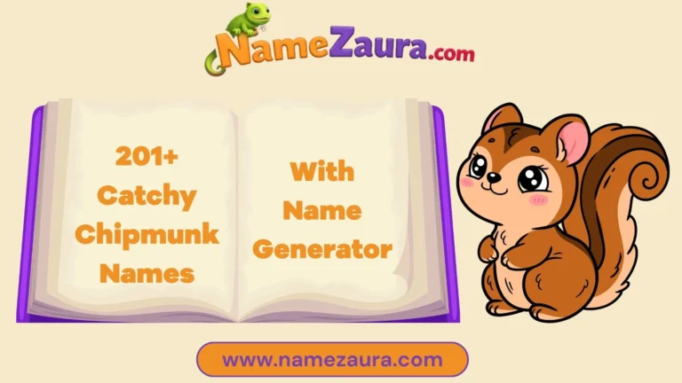 Cute and Catchy Chipmunk Names With Name Generator