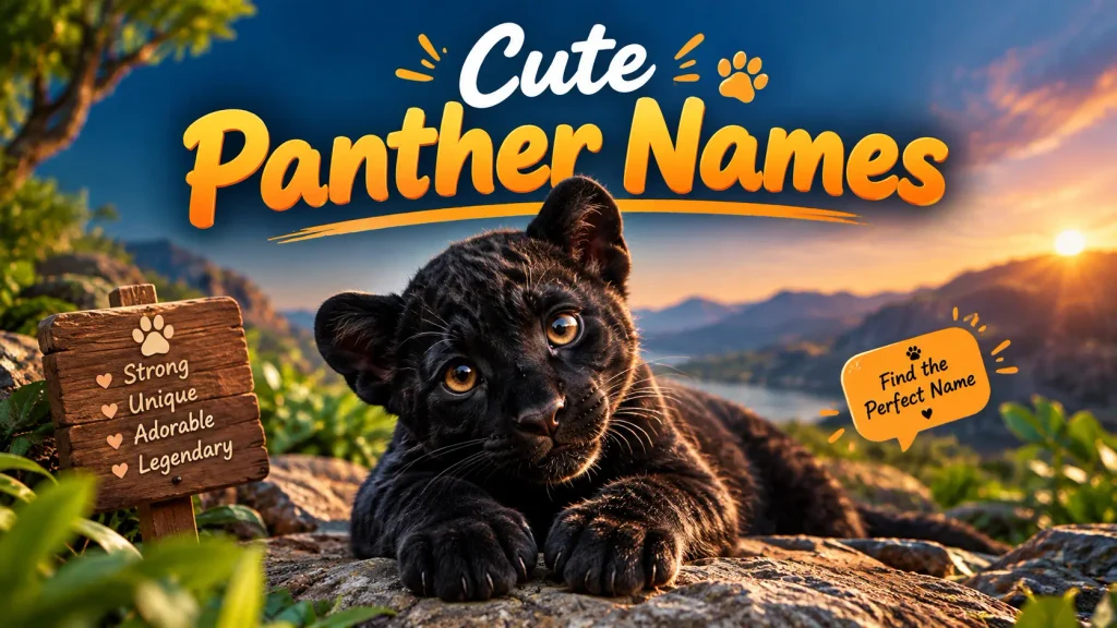 Cute Panther Names