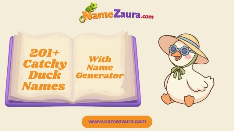 Cute and Catchy Duck Names With Name Generator