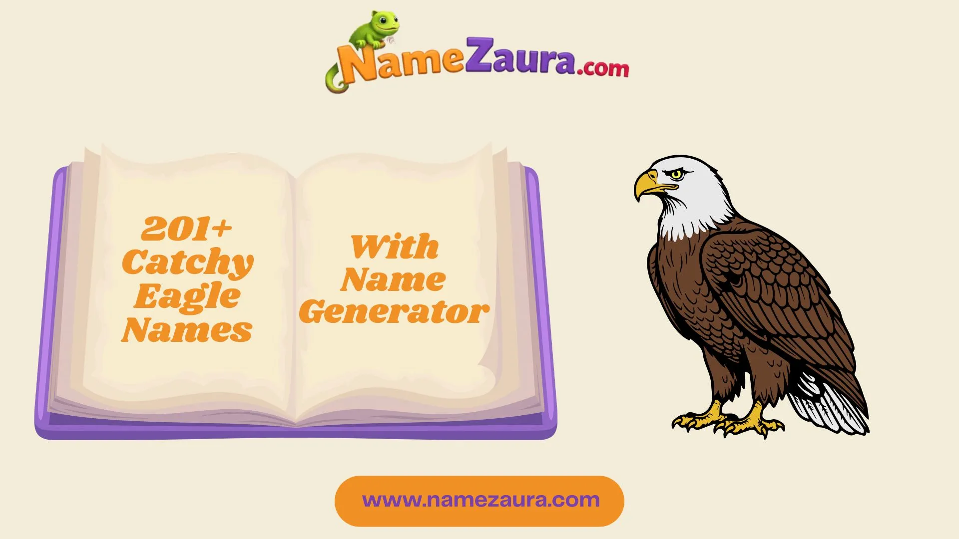 Majestic and Catchy Eagle Names With Name Generator