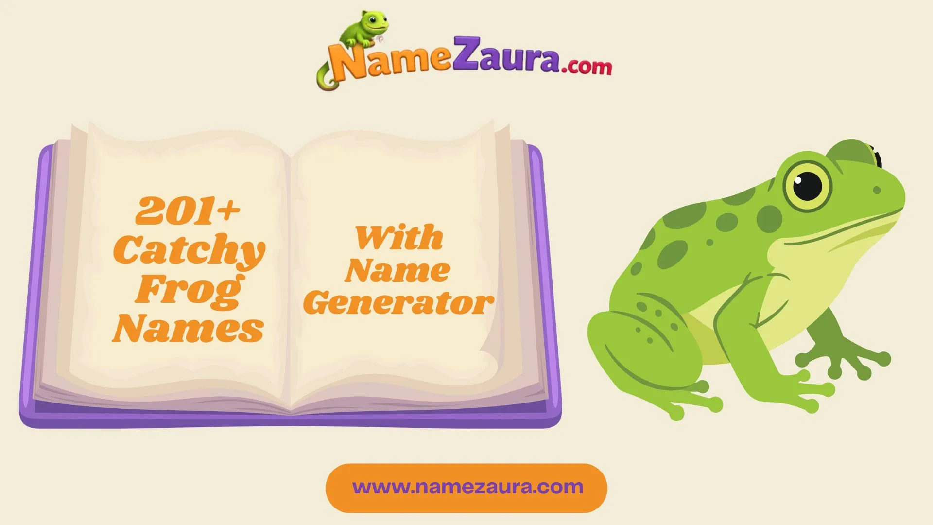Cute and Catchy Frog Names With Name Generator