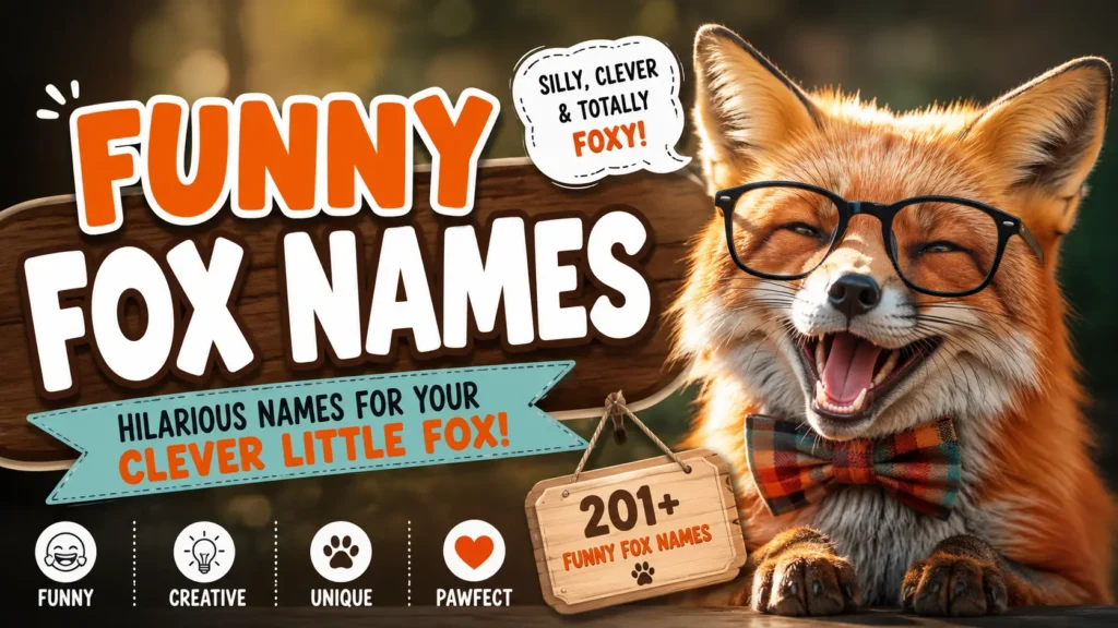 Funny Fox Names