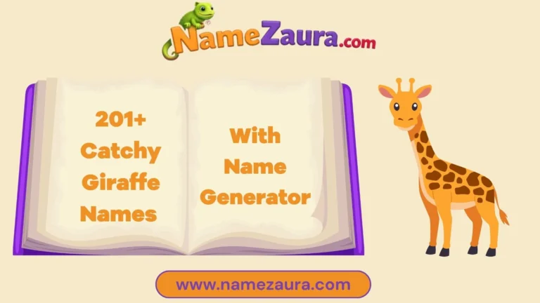 Cute and Catchy Giraffe Names With Name Generator