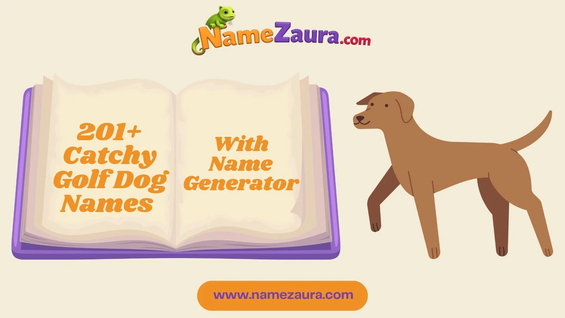 Cute and Catchy Golf Dog Names With Name Generator