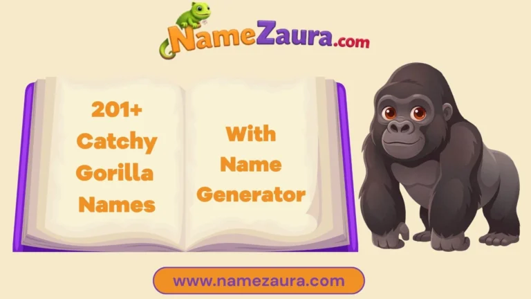 Catchy Gorilla Names With Name Generator