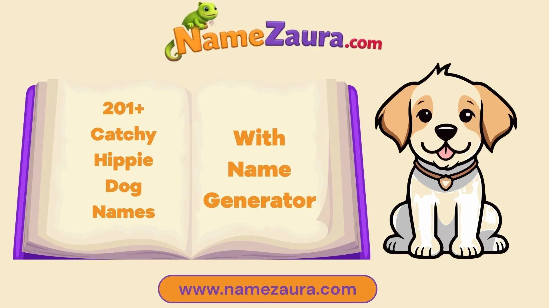 Unique and Catchy Hippie Dog Names With Name Generator