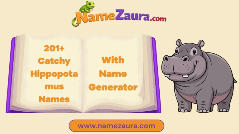 Catchy Hippopotamus Names With Name Generator