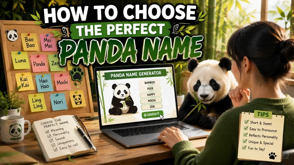 How to Choose the Perfect Panda Name