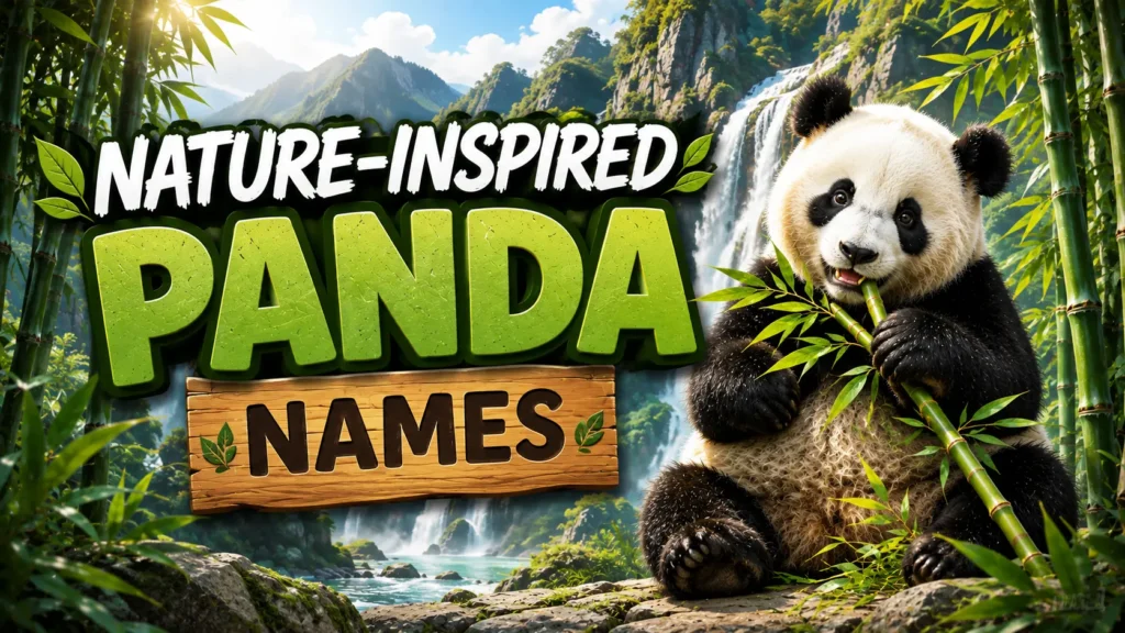 Nature-Inspired Panda Names