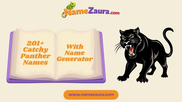 Cute and Catchy Panther Names With Name Generator