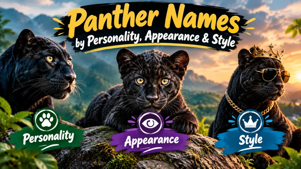 Panther Names by Personality, Appearance & Style