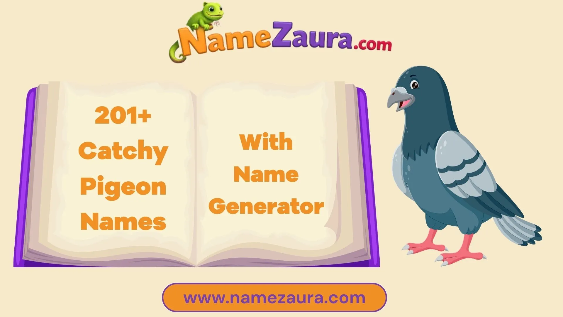 Cute and Catchy Pigeon Names With Name Generator