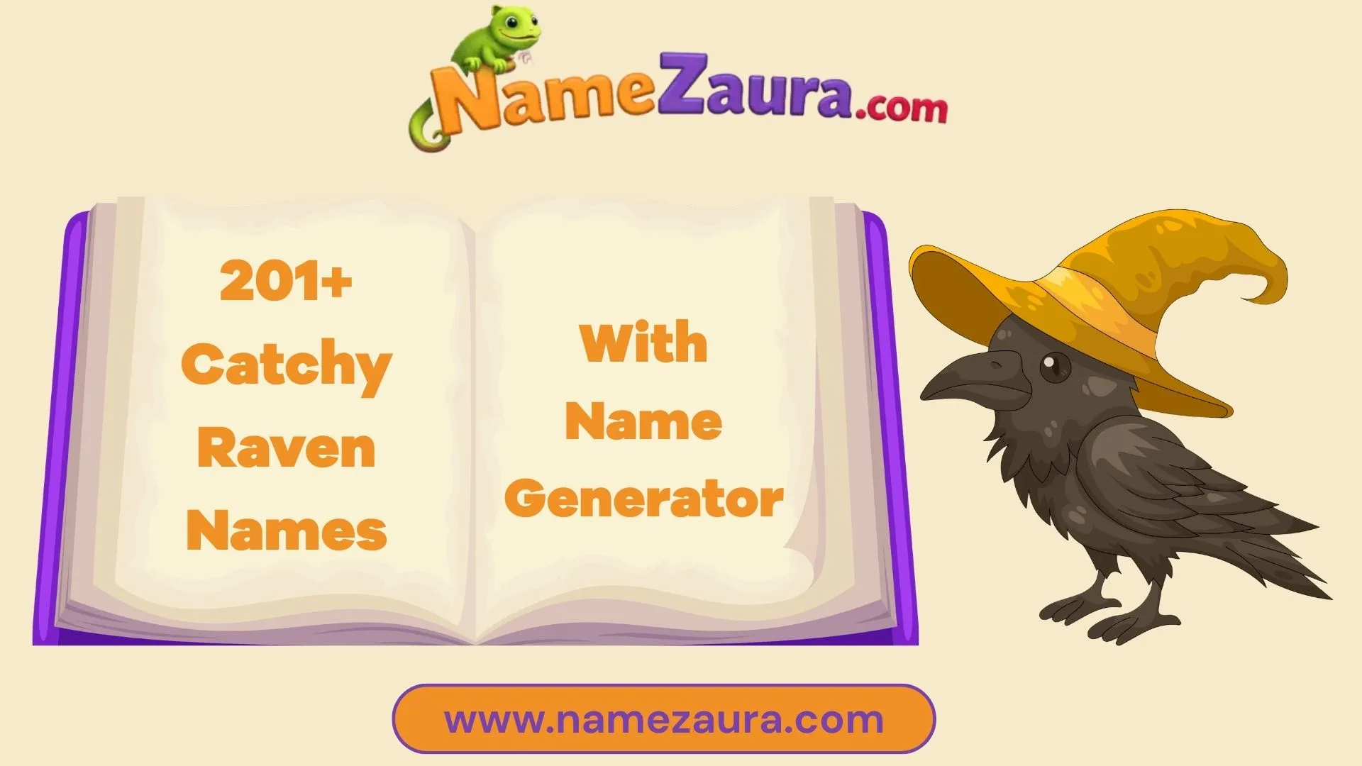 Cute and Catchy Raven Names With Name Generator