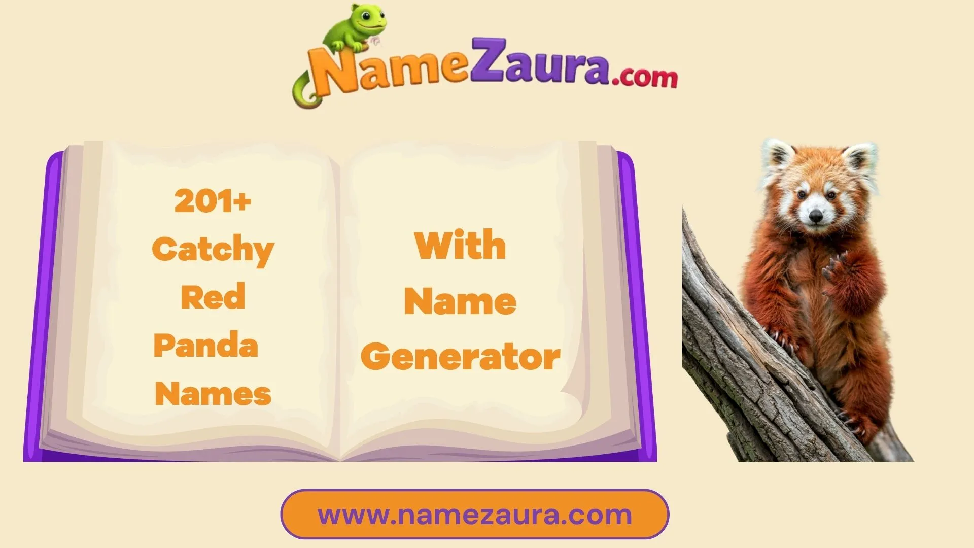 Unique and Cute Red Panda Names With Name Generator