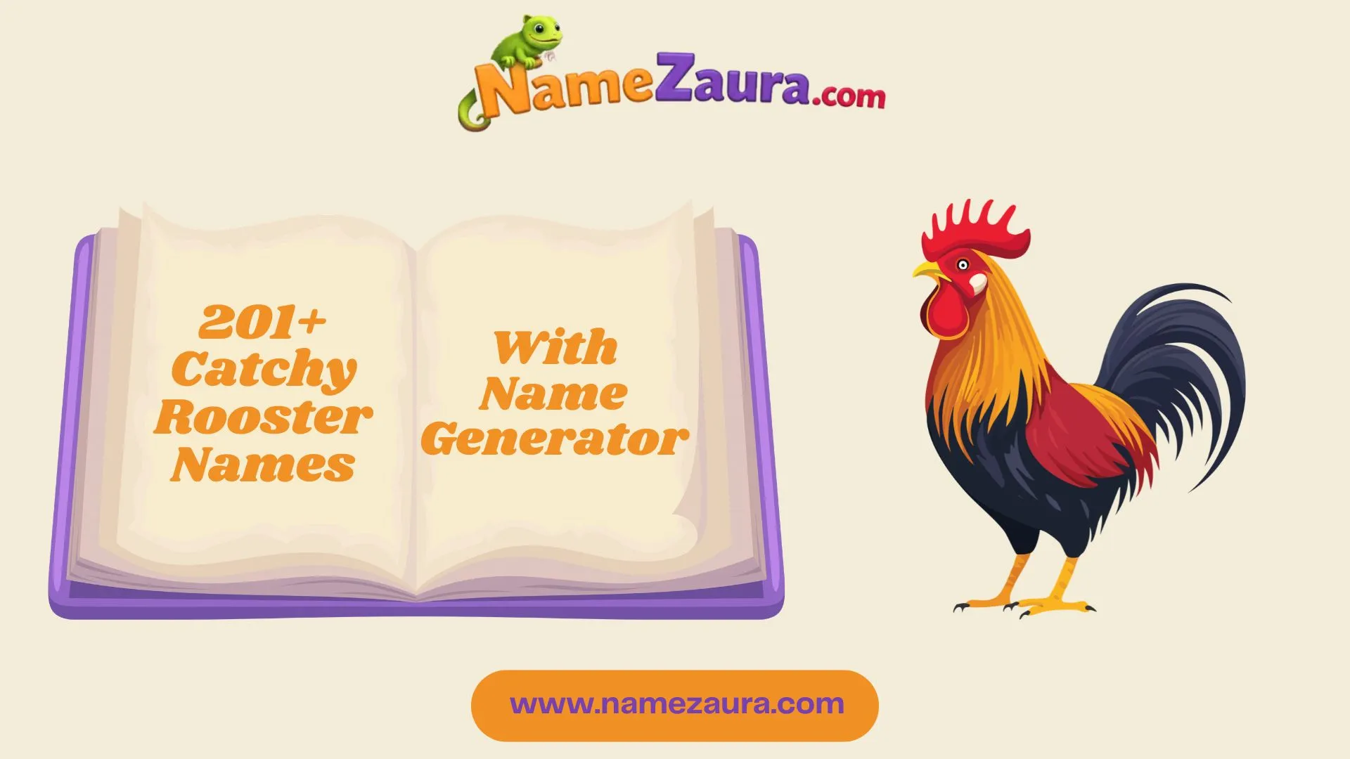 Cute and Catchy Rooster Names With Name Generator