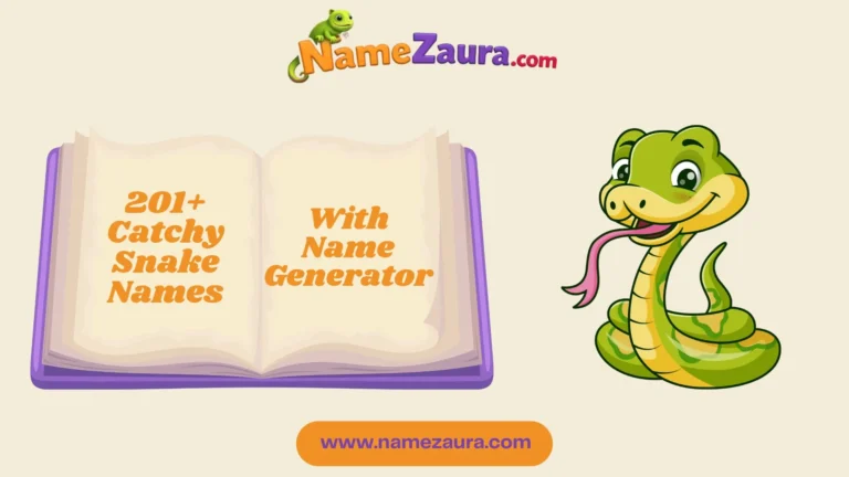 Cute and Catchy Snake Names With Name Generator