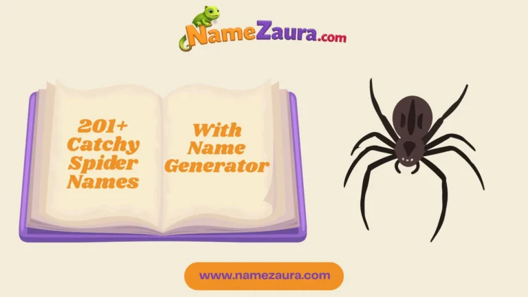 Cute and Catchy Spider Names With Name Generator