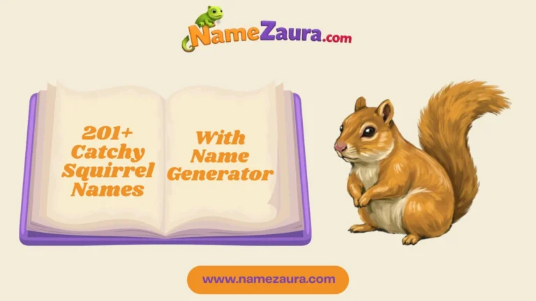 Catchy Squirrel Names With Name Generator