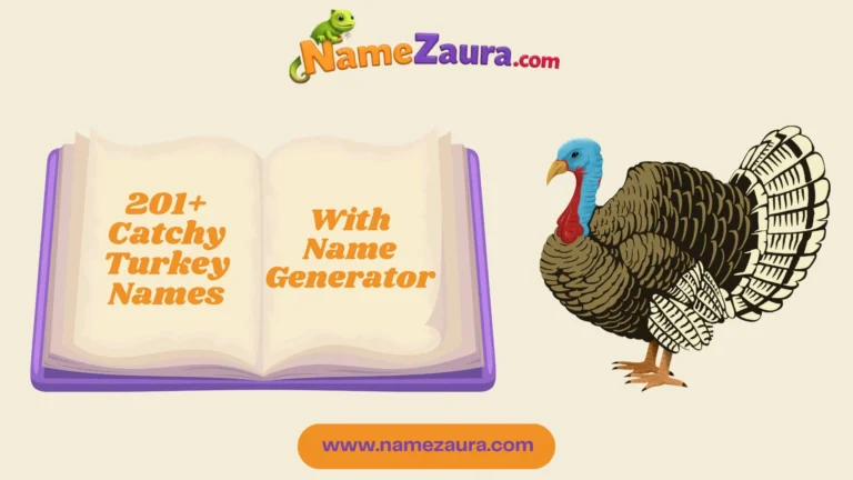 Unique and Catchy Turkey Names With Name Generator