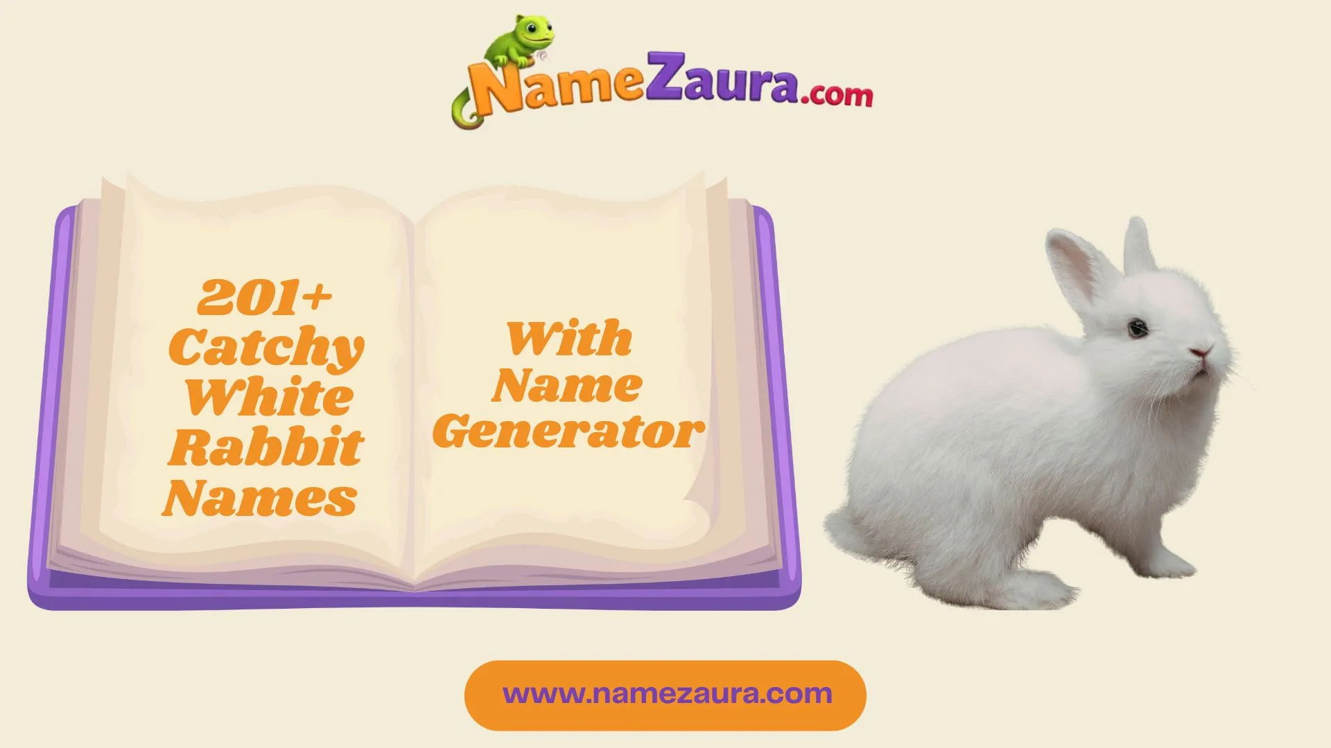 Cute and Catchy White Rabbit names With Name Generator