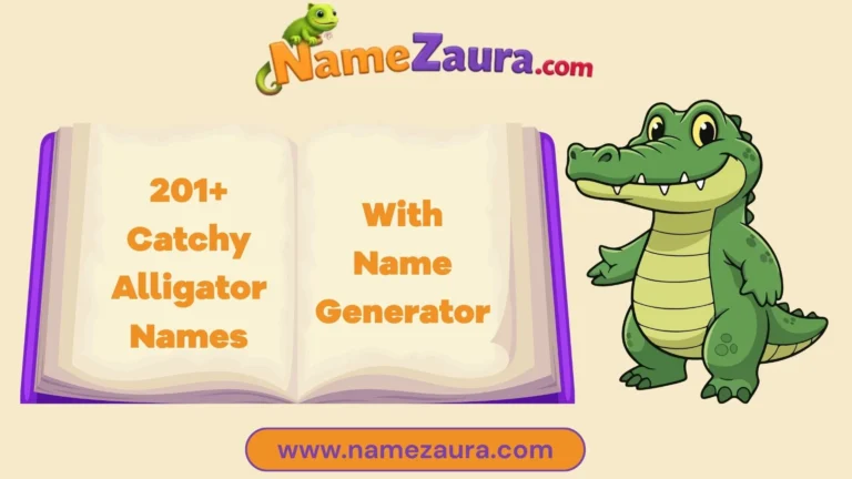 Creative Alligator Names With Meanings & Name Generator