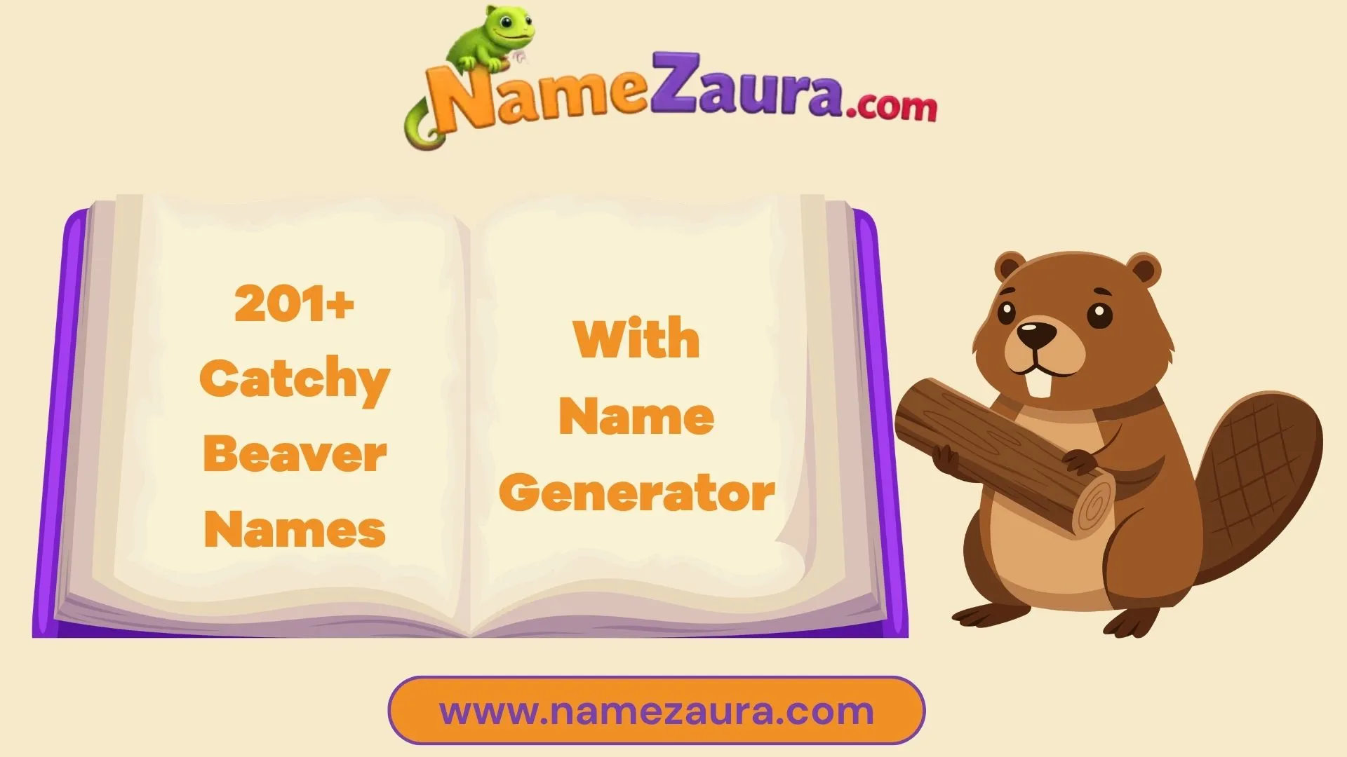 Cool & Catchy Beaver  Names  With Name Generator
