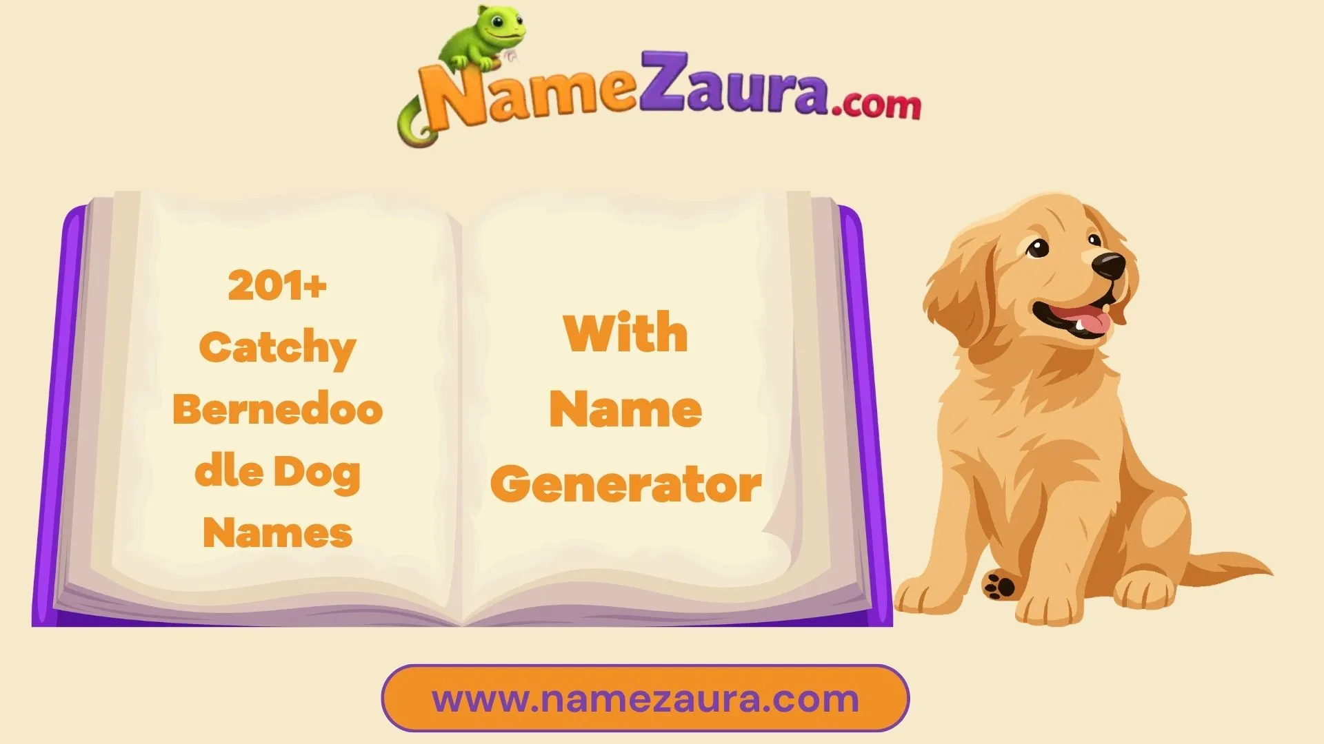 Cute & Catchy Bernedoodle Dog Names With Name Generator