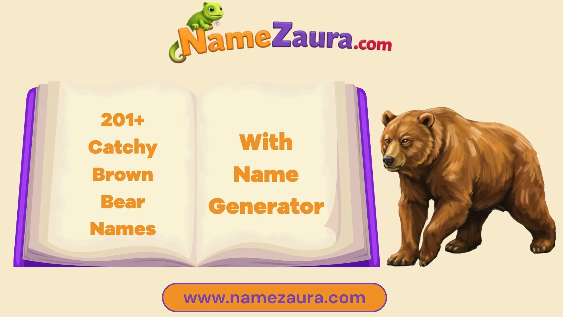 Adorable Brown Bear Names With Name Generator