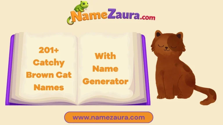 Catchy Brown Cat Names  With Name Generator