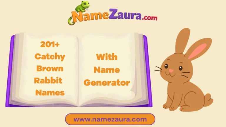 Unique and Cute Brown Rabbit Names With Name Generator