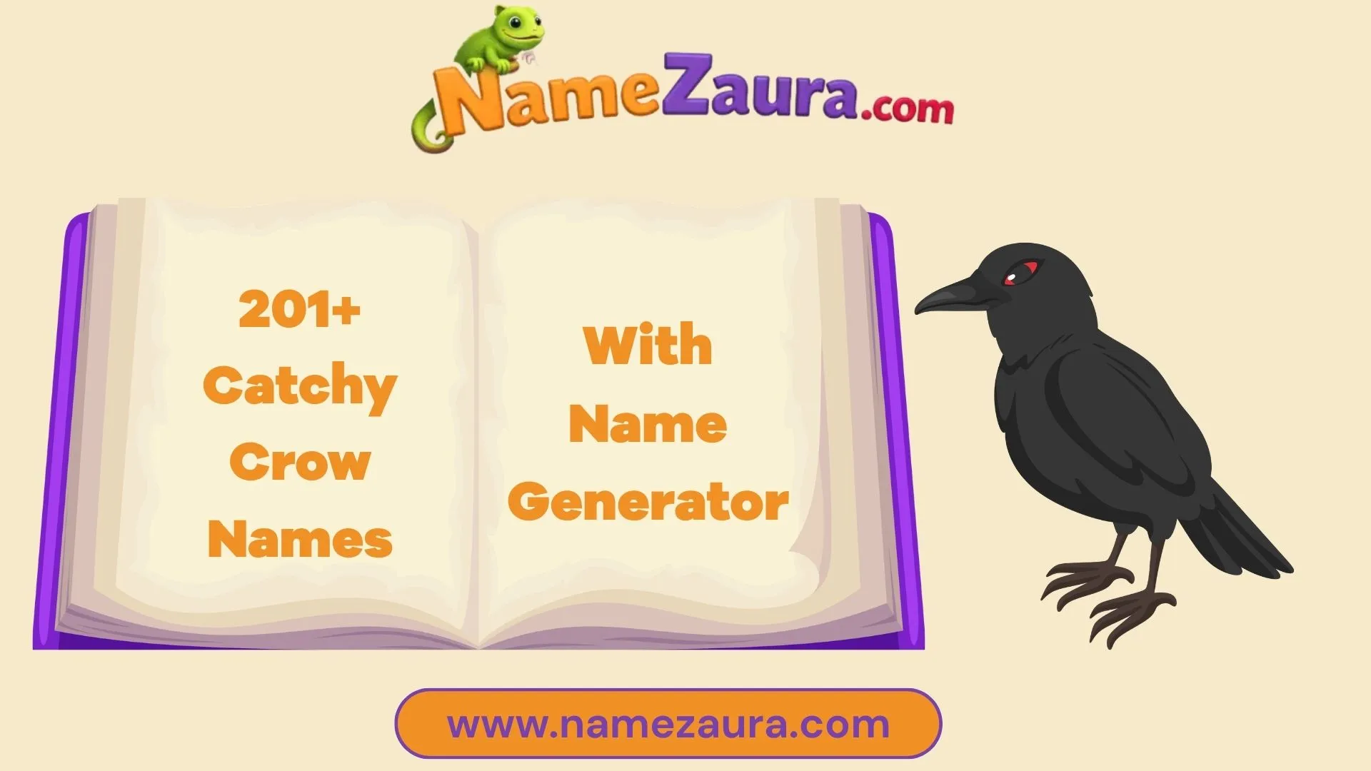 Catchy Crow Names  With Name Generator