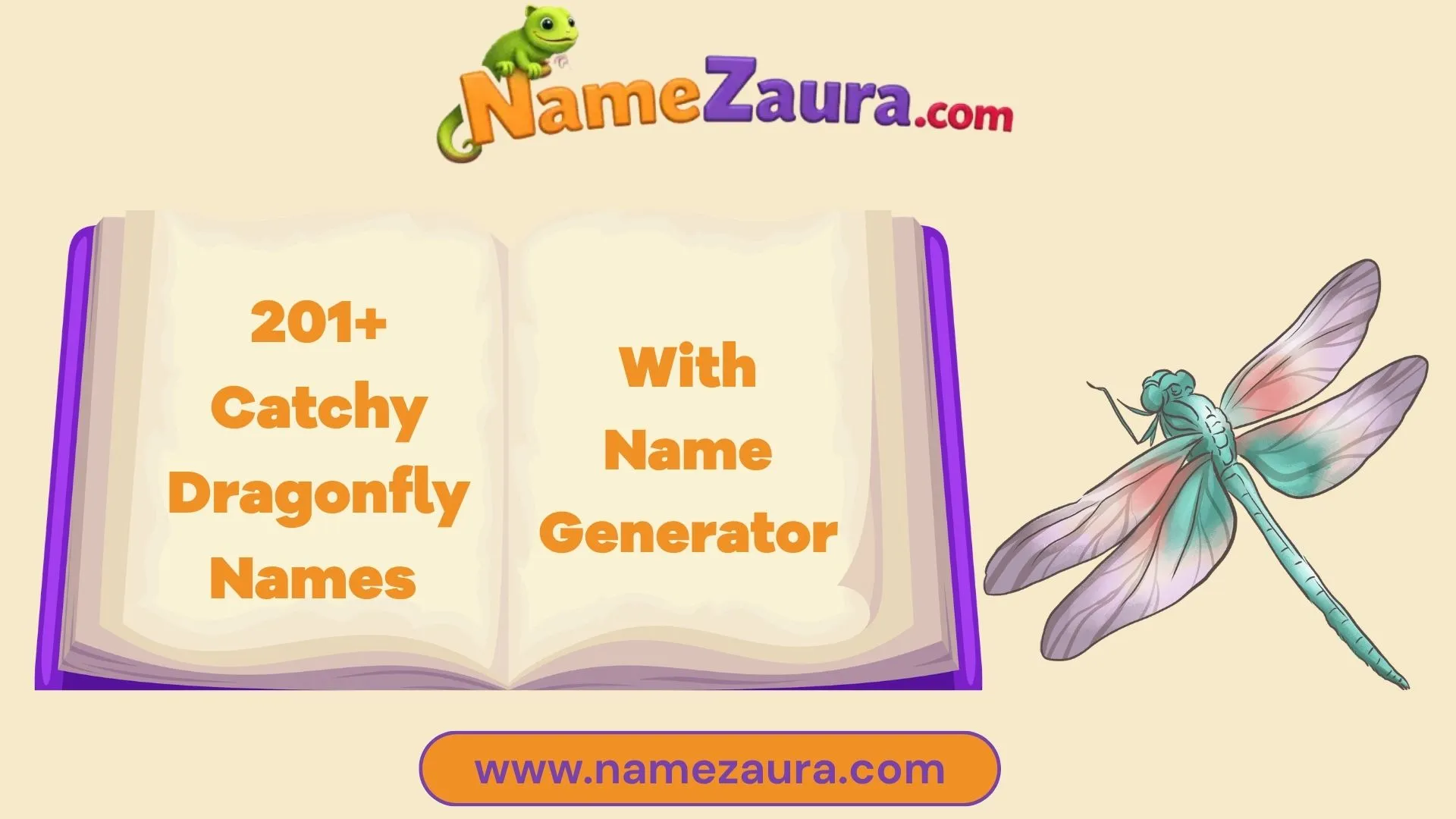 Unique and Cute Dragonfly Names With Name Generator