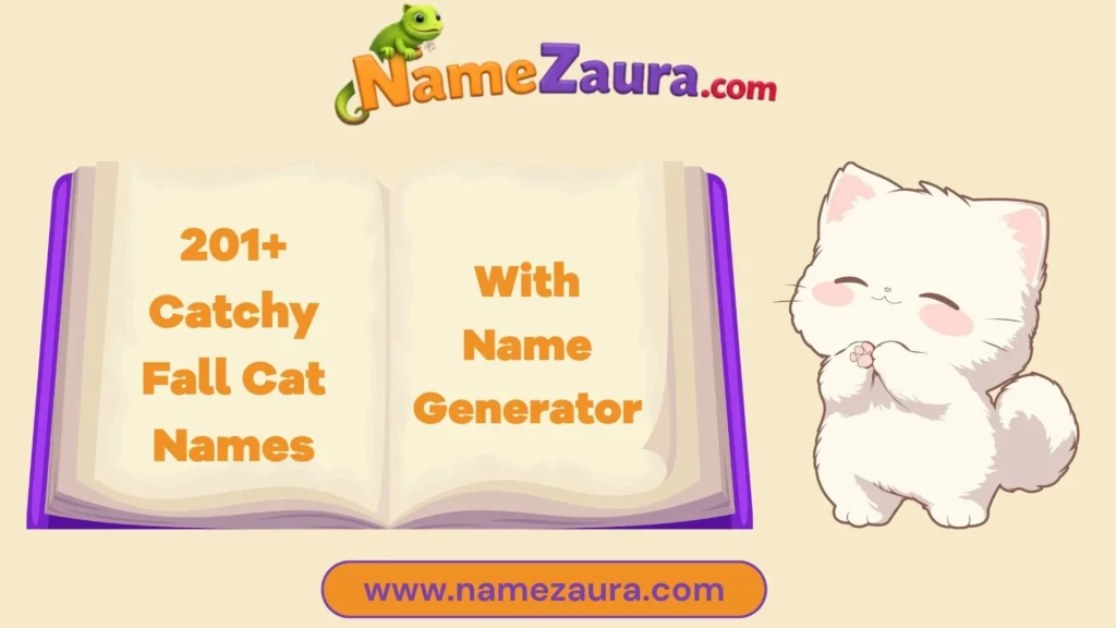 Adorable & Catchy Fall Cat Names With Name Generator