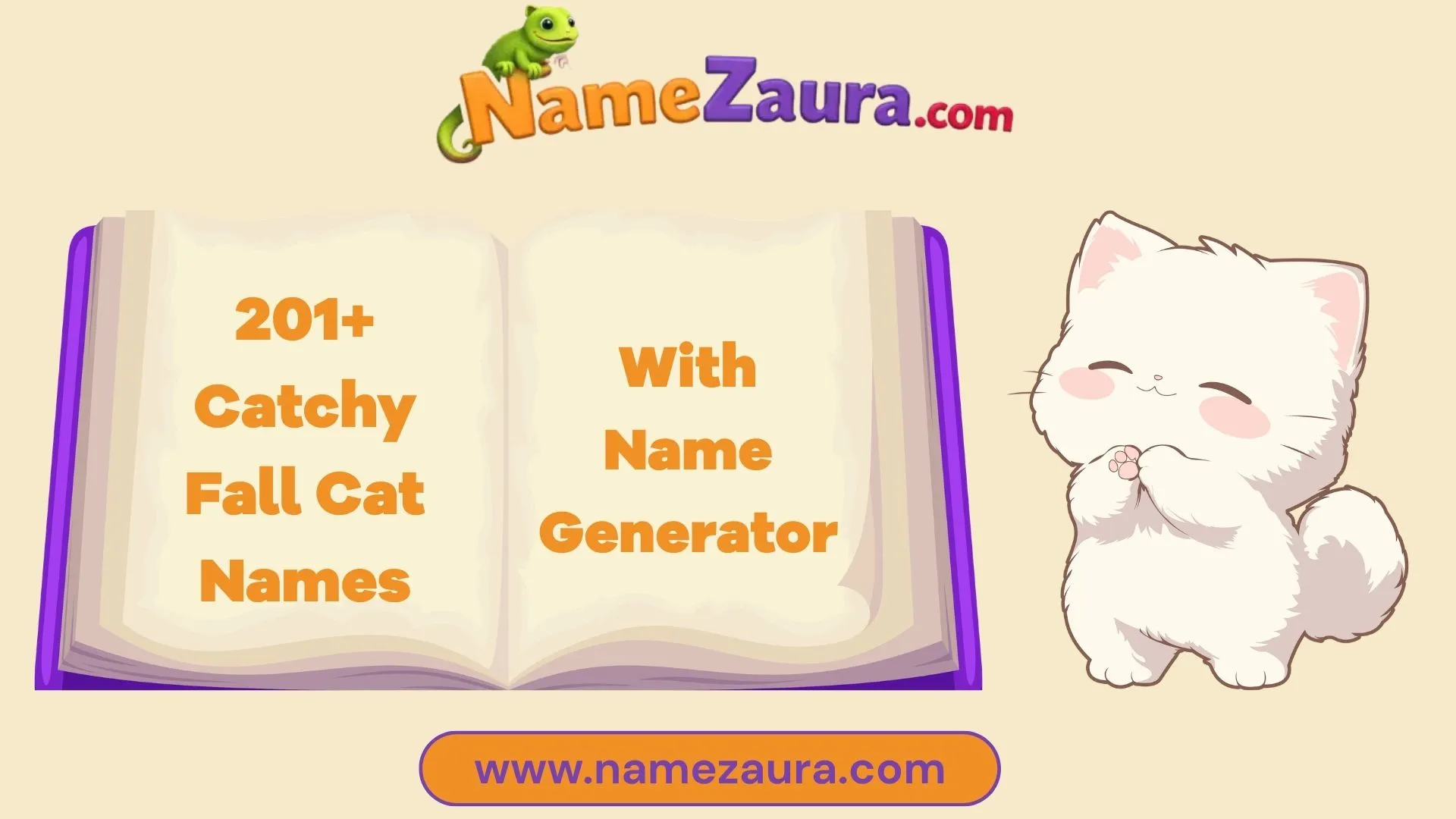Adorable & Catchy Fall Cat Names With Name Generator