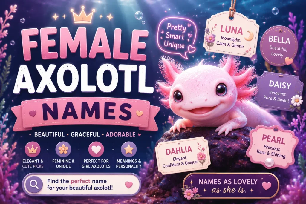 Female Axolotl Names