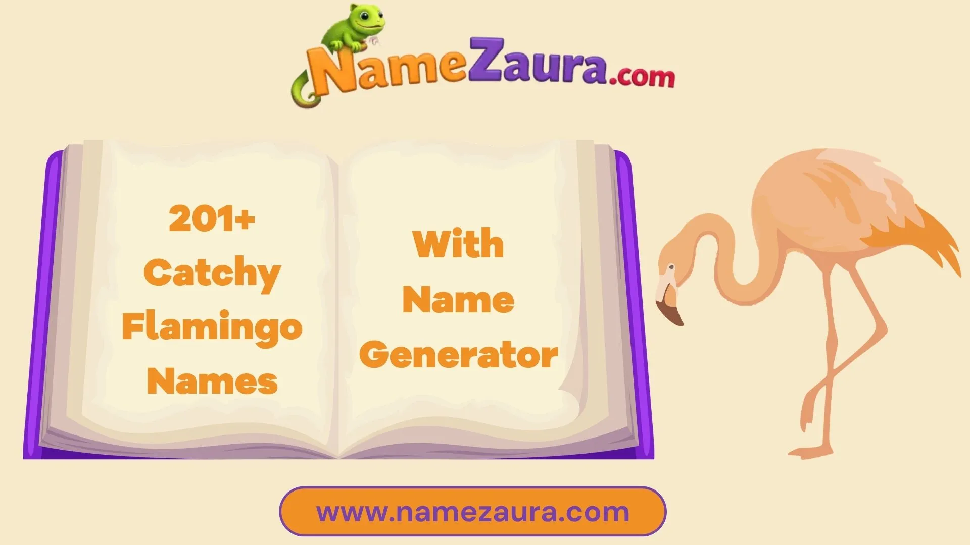 Catchy Flamingo  Names  With Name Generator
