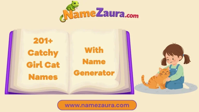 Catchy Girl Cat Names With Name Generator