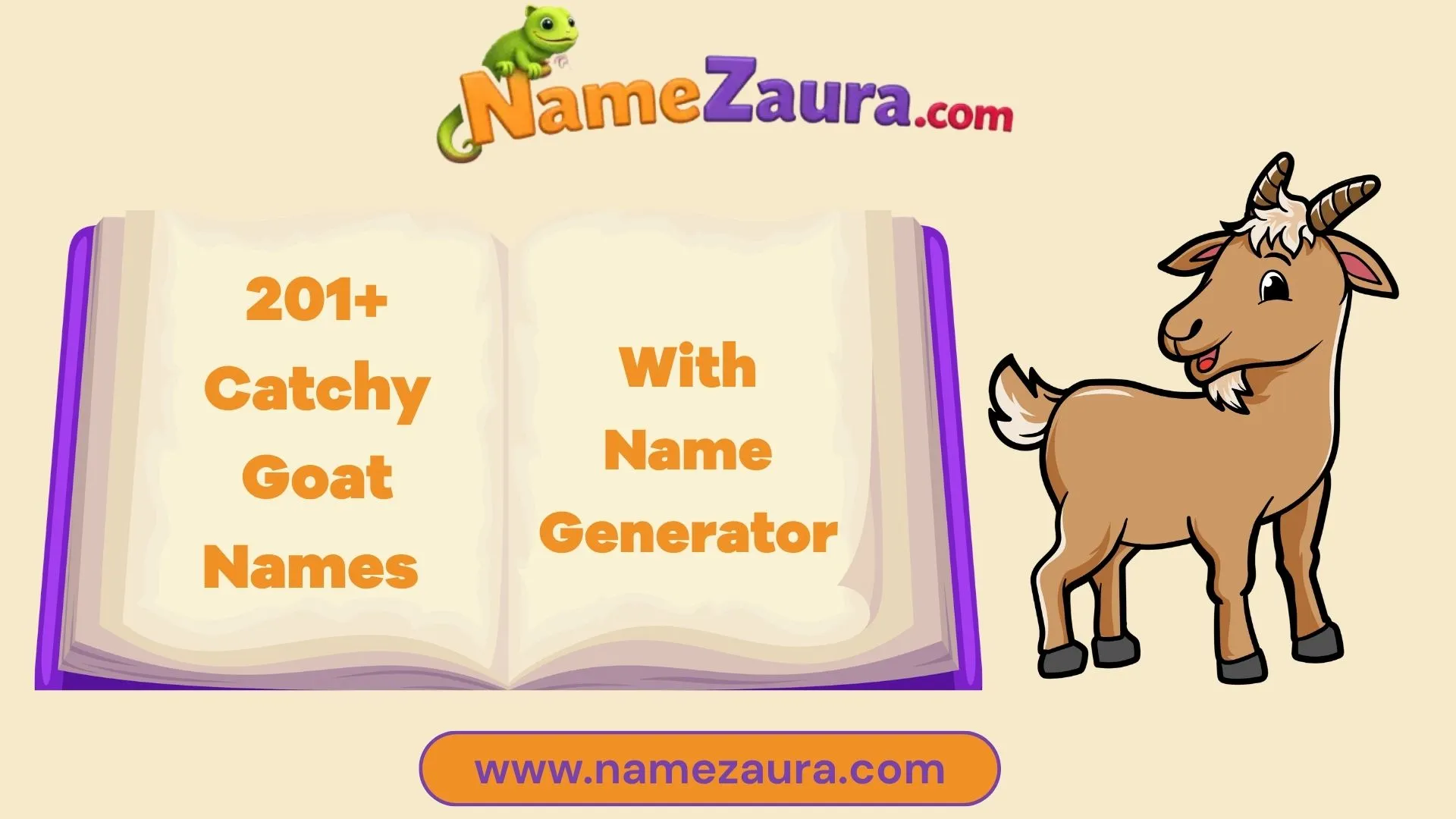 Unique and Cute Goat Names With Name Generator