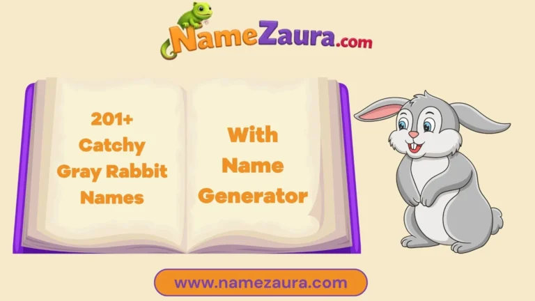 Catchy Gray Rabbit Names With Name Generator